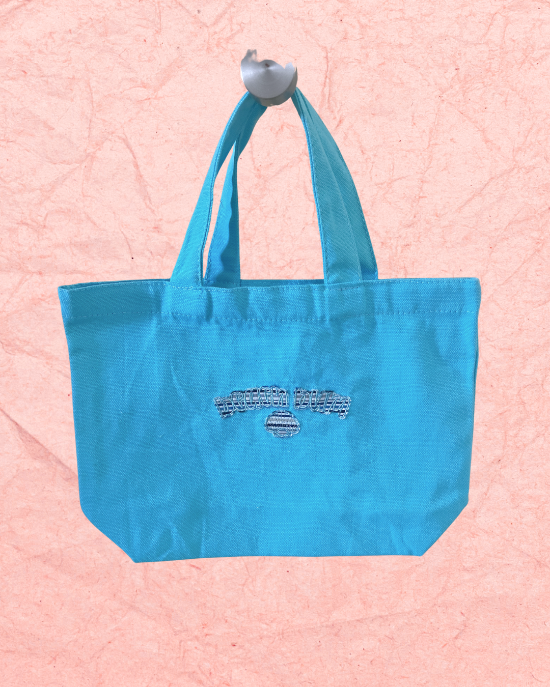 Beach Bum Embroidered Canvas Tote Bag | Canvas Embroidered Coastal Bag Accessory
